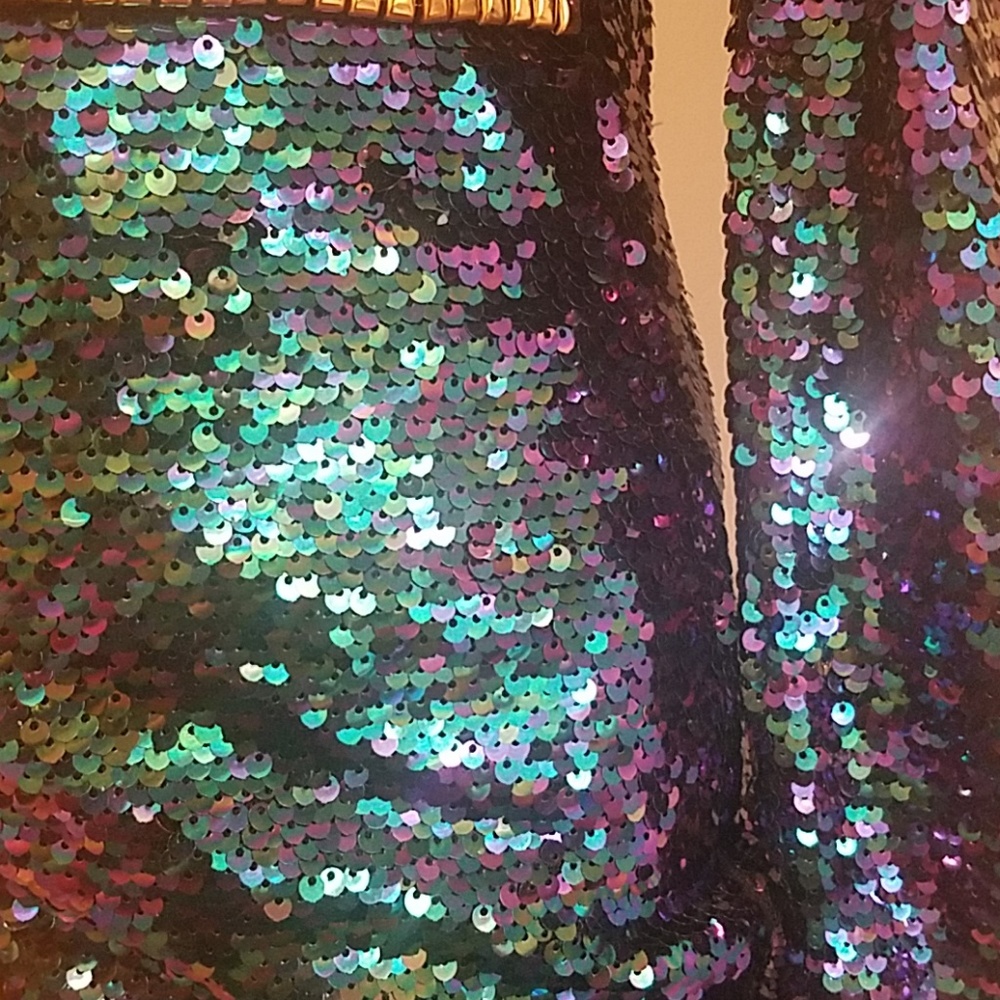 HMS (Hot Miami Styles) Sequined Long Sleeve Mini - Picture 2 of 3
